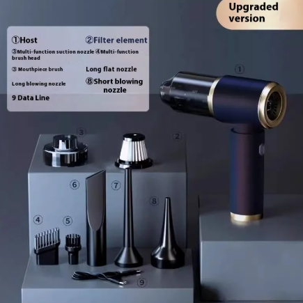 Wireless Mini Car Vacuum & Air Blower