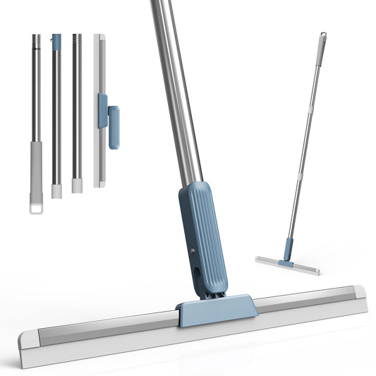 Water Squeegee for Cleaning Multifunction Squeegee Sweeper Quick Drying Water and Dust Remover Silicone Scraper Broom for Floor Glass Wiper Squeegee